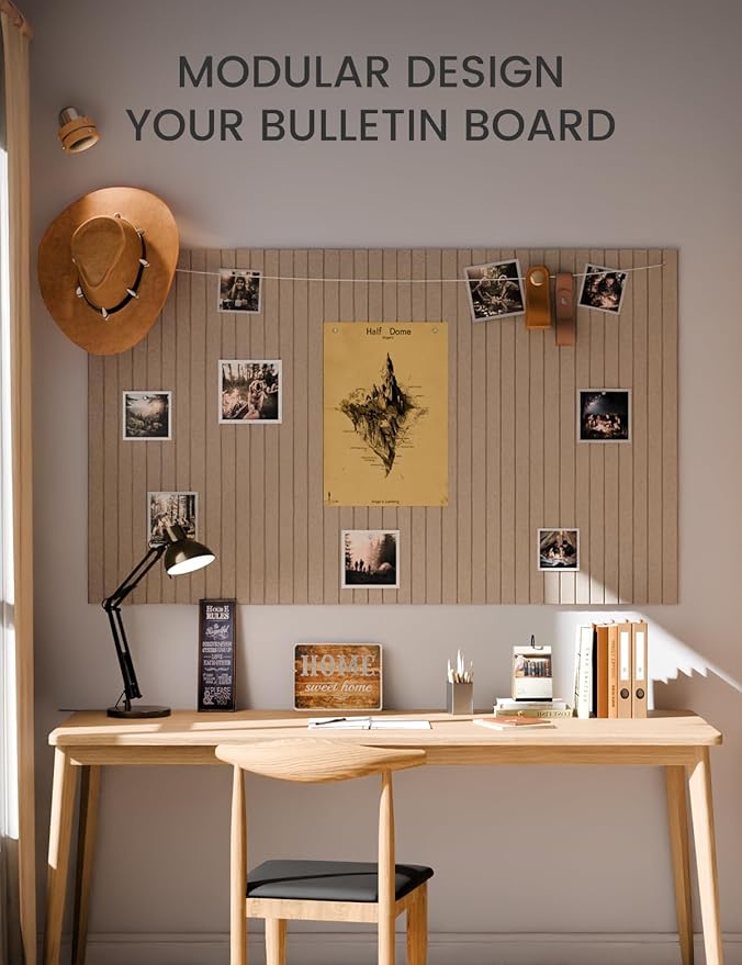Large Felt Bulletin Board 36"x24" Cork Board Alternative - Image 5