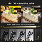 raleno 24w light box with adapter, 16"x12" lightbox, close-up detail