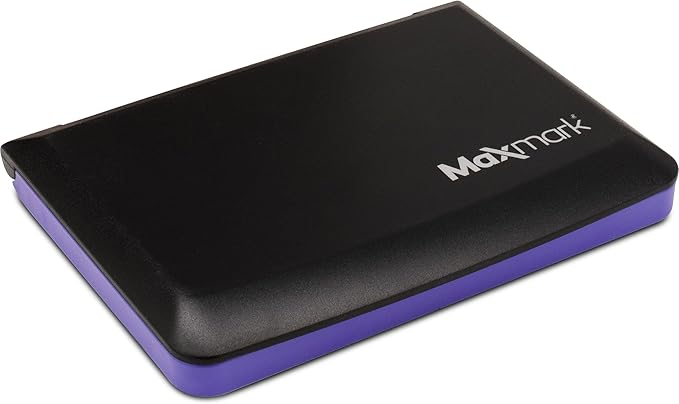 MaxMark Large Premium Purple Ink Stamp Pad - Image 7