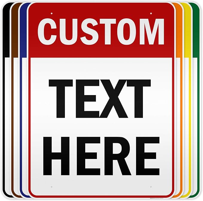 Custom Sign, Custom Sign for Business, Indoor/Outdoor use. 36x48 Inches by MySignCenter