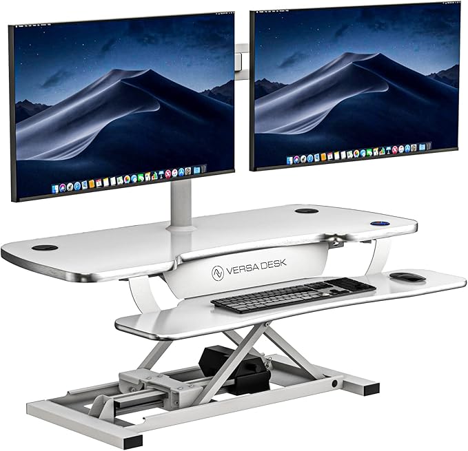 VERSADESK® Electric Standing Desk Converter, 40 Inch Large PowerPro™ Height - Image 7