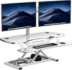 VERSADESK® Electric Standing Desk Converter, 40 Inch Large PowerPro™ Height - Image 7