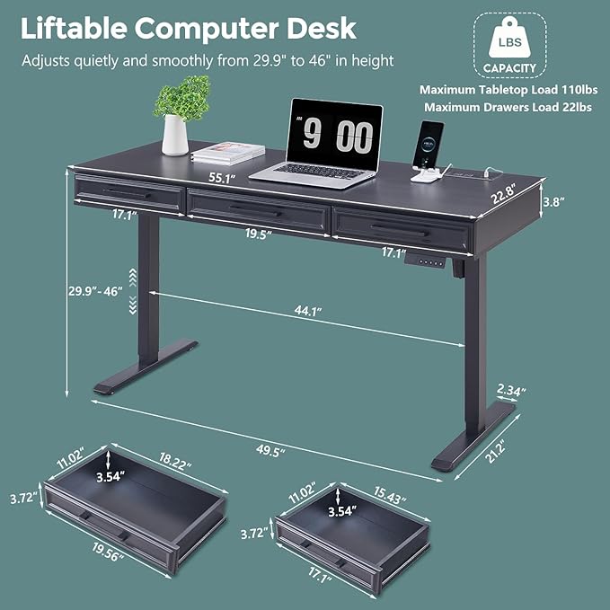 wow97e Electric Standing Desk - Image 2