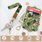 bolimoss Cute 2-in-1 ID Badge Holder & Lanyard Wallet, 5 Card Slots, 1 Side - Image 2