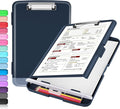 Sooez Clipboard with Storage, High Capacity Nursing Clip Board 8.5 x 11 with by Sooez