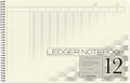 BookFactory Accounting Ledger Notebook/Large 12 Column Accounting Ledger by BookFactory