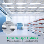 Modlicht 4FT Plug in Light 2PCS, Linkable Shop Lights - Image 4