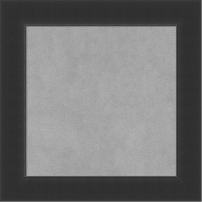 Amanti Art Black Framed Magnetic Board 21x21 Small Vision Board by AmantiArt