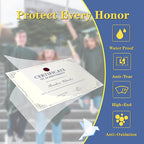 15 Pcs Certificate Holders 8.5 x 11 Additional 15 Pcs Plastic Film, Diploma - Image 5