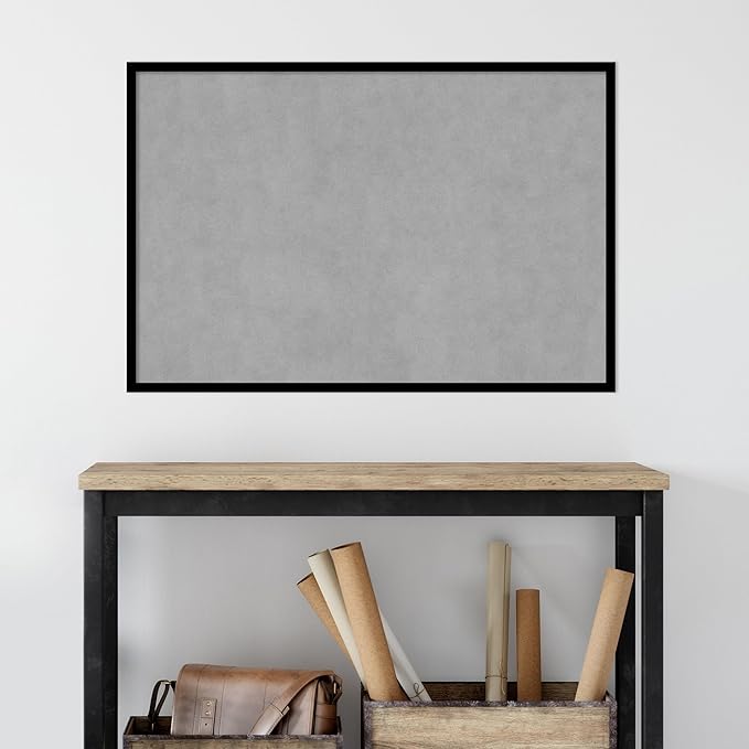 Amanti Art Black Framed Magnetic Board 25x37 Large Vision Board - Image 6