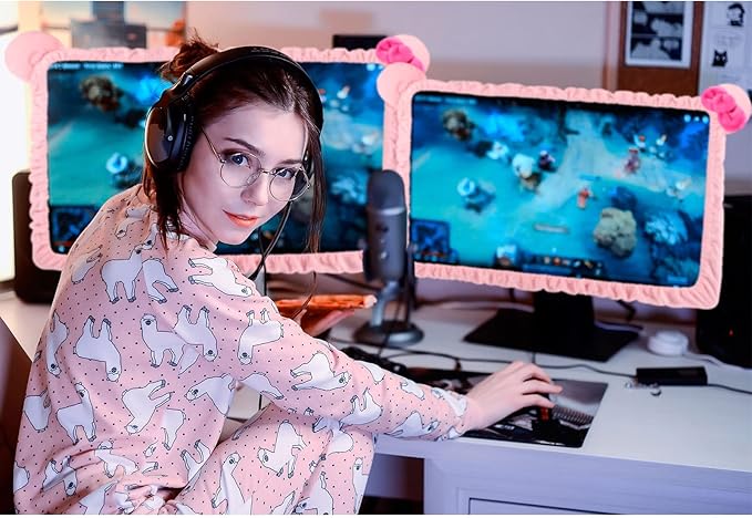 Remagr 2 Pcs 20''-29'' Kawaii Computer Monitor Cover - Image 6