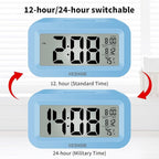 KESHIDE Travel Digital Alarm Clock Battery Operated - Image 5