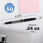 DISCOUNT PROMOS Custom Langham Ballpoint Pens Set of 50, Personalized Bulk Pack - Image 5