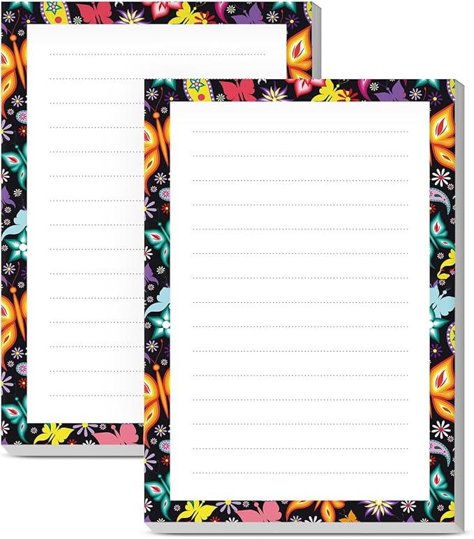 SXboxing Sticky Notes 4X6 Inches, 2 Pack Large Cute Self-Stick Pads, Bright by SXboxing