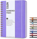 Lined Spiral Journal Notebook, A5 Hardcover Spiral Journals by Unknown