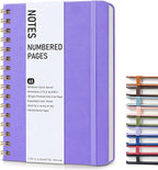 Lined Spiral Journal Notebook, A5 Hardcover Spiral Journals by Unknown