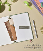 Dotted Spiral Journal Notebook, A5 Hardcover Spiral Journals - Image 6