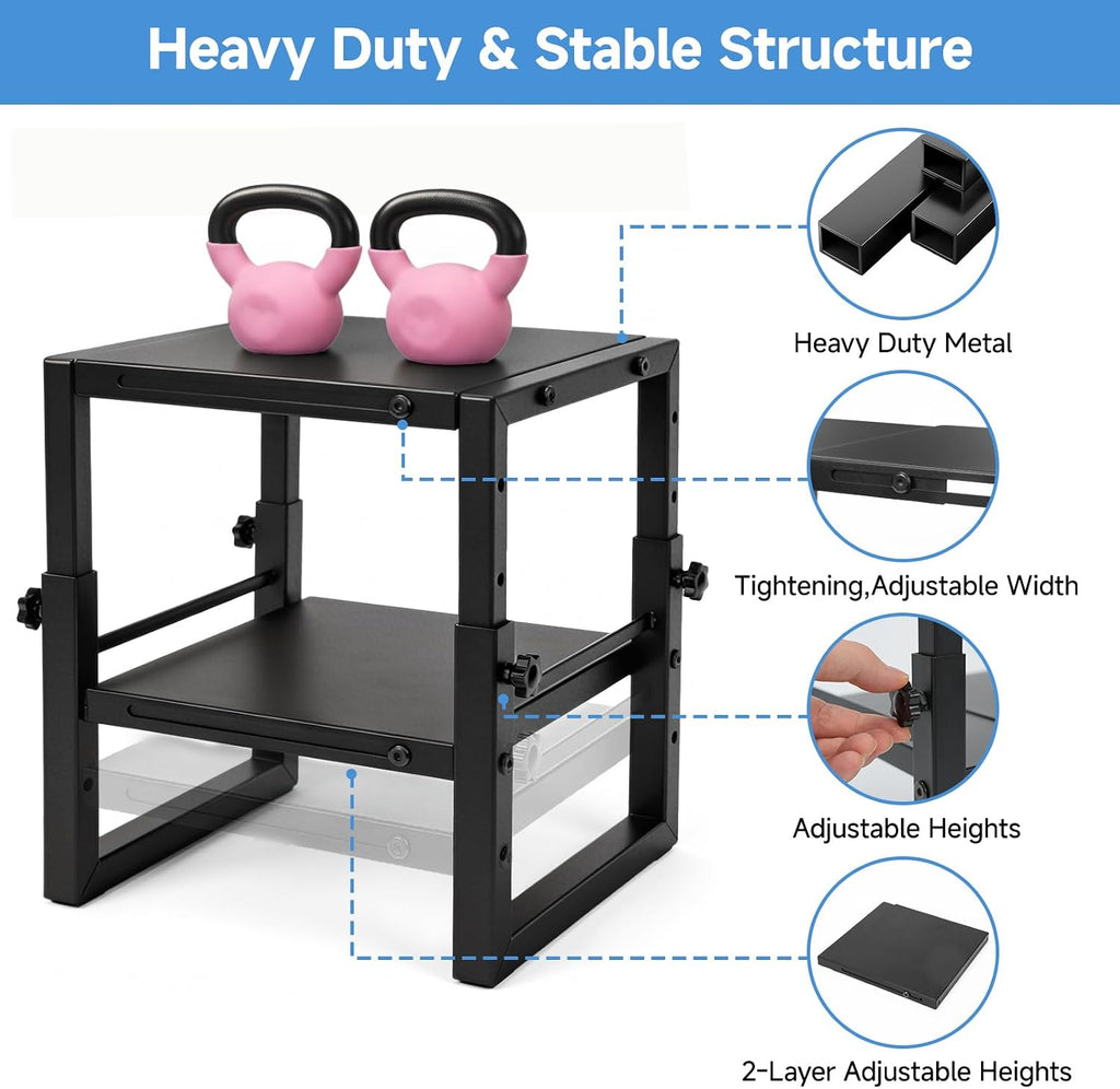 Locker Organizer Shelf, Expandable Width and Height, Locker Shelf | Heavy Duty,Metal,Stackable ,Locker Organizer Shelves Ideal for School, Office,Gym Lockers