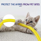 Split Wire Loom Tubing, 25ft Cord Protectors from Pets No Chew, Flexible Wire - Image 7