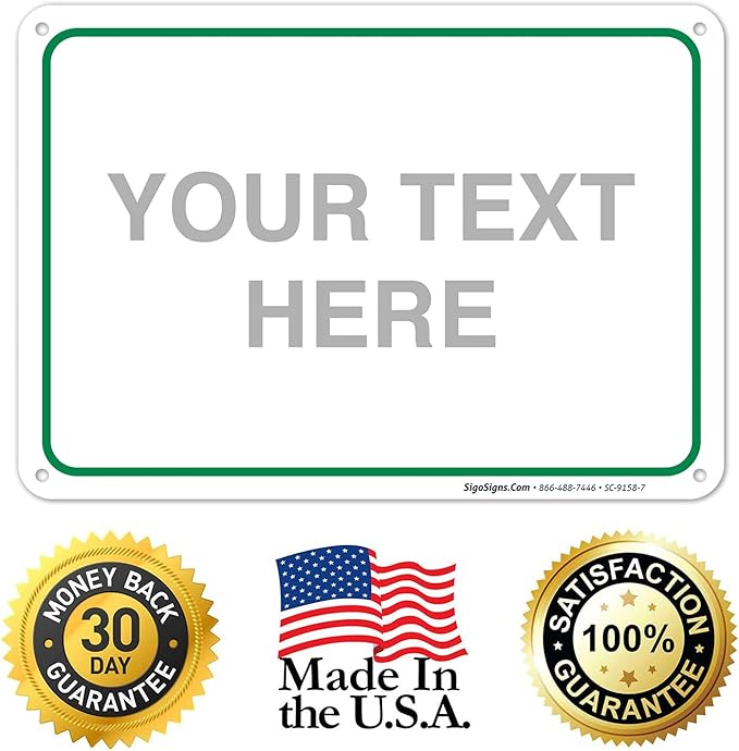 Custom Sign, Personalized Metal Signs, Customize - Image 8