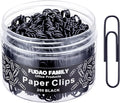 Large Paper Clips, 2 Inch Black Paper Clip by FUDAOFAMILY