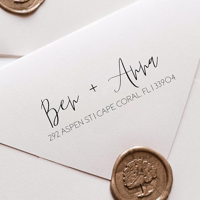 Self Inking Modern Address Stamps | Custom Return Address Stamper - Image 2