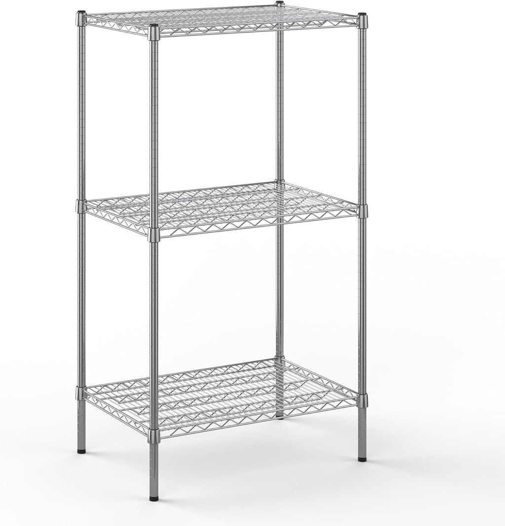 Regal Altair 21" Deep x 30" Wide x 54" Height Wire Shelving Kit | 3-Tier | NSF