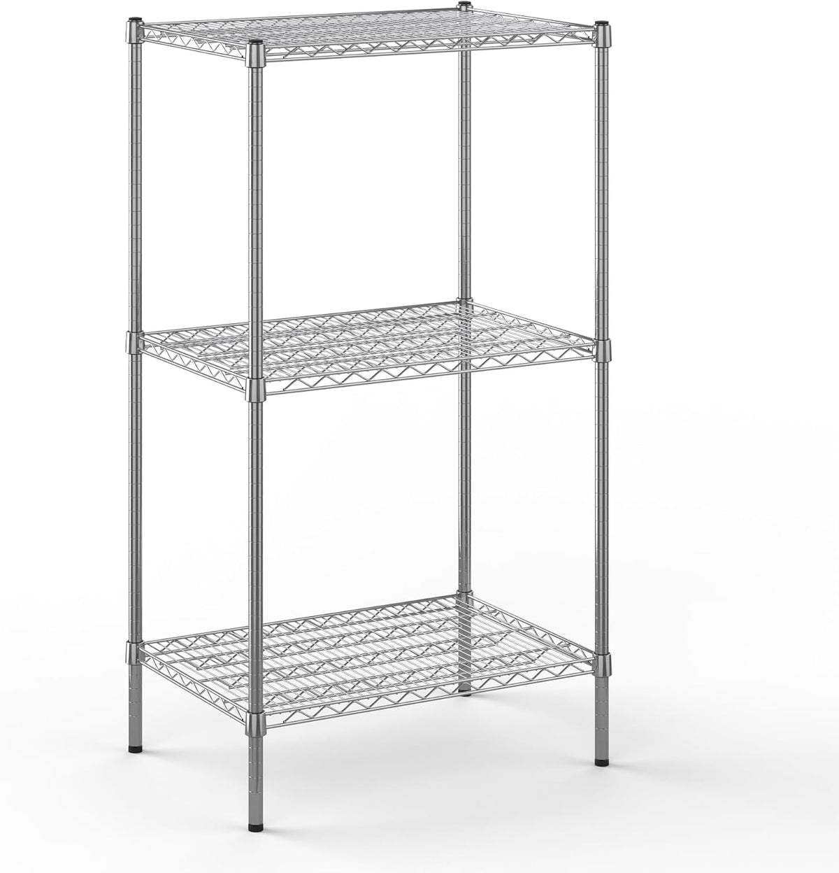 Regal Altair 21" Deep x 30" Wide x 54" Height Wire Shelving Kit | 3-Tier | NSF
