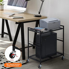 OYEAL Computer Tower Stand, PC Tower Stand Metal Rolling Cart Holds up to 40lbs - Image 6