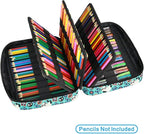 YOUSHARES Colored Pencil Case 220 Slots Pen Case Organizer - Image 3