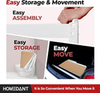 HOMEDANT 47.7" W 5 Tier Heavy Duty Garage Shelving Adjustable Metal Rack - Image 7