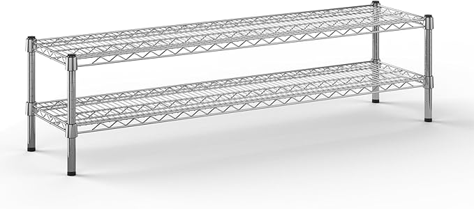 Regal Altair 14" Deep x 54" Wide x 14" Height Wire Shelving Kit | 2-Tier | NSF by Regal+Altair