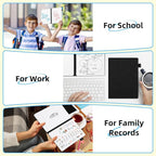 AGM Portable White Board Dry Erase Notebook, 8.4" x 6" Double Sided Folding - Image 8