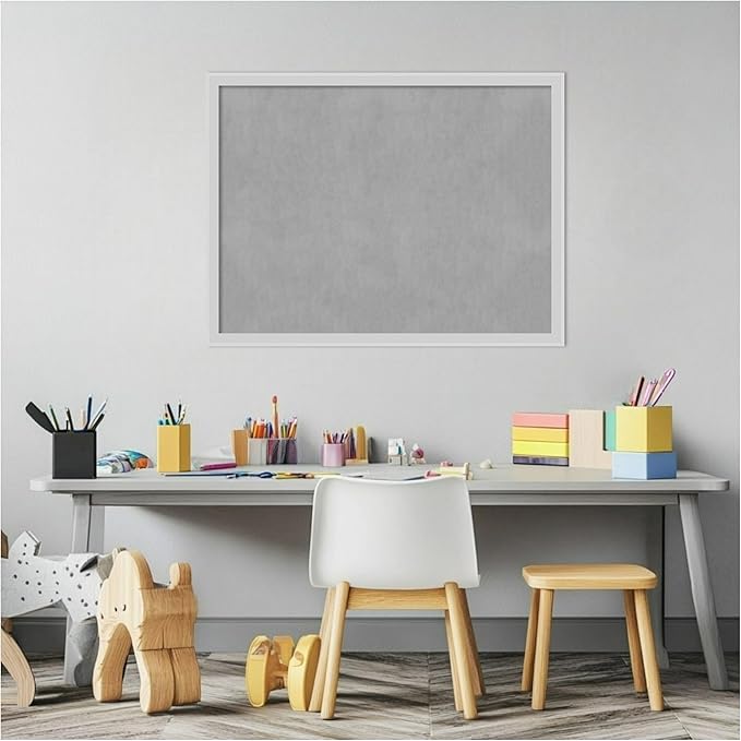 Amanti Art Silver Framed Magnetic Board 19x25 Medium Vision Board - Image 5