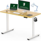 FLEXISPOT One-Piece Electric Standing Desk, 48 x 24 Inches Adjustable Desk by FlexiSpot