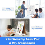 Nortix Sticky Easel Pads, Upgraded Versatile Tabletop Sticky Easel Pad - Image 4
