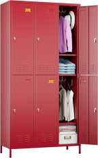 SUPEER 6 Doors Metal Locker Employee by SUPEER