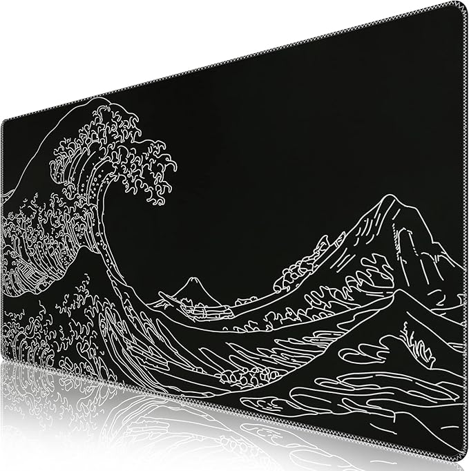 iCasso Mousepad, Gaming Mouse Pad, XXL Large Desk Mat, Big Rubber Base Mouse Mat by iCasso