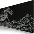 iCasso Mousepad, Gaming Mouse Pad, XXL Large Desk Mat, Big Rubber Base Mouse Mat by iCasso