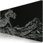 iCasso Mousepad, Gaming Mouse Pad, XXL Large Desk Mat, Big Rubber Base Mouse Mat by iCasso