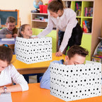 Crtiin 24 Pcs Privacy Folders for Students Desk Dividers Standard School - Image 4