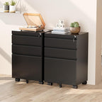 Greenvelly 3 Drawer Mobile File Cabinet - Image 8