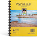Elan A4 Drawing Book, 50 Sheets Italian Paper 90 lb/200 GSM, Acid-Free Sketch by Elan
