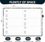 Comkiso Address Book with Individual Alphabetical Tabs Laminated, Large Print - Image 3