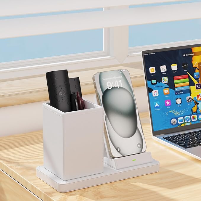 LADSTAG Desk Organizer with Phone Holder, Desk Organizers and Accessories - Image 2