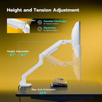 ARES WING Ultrawide Monitor Arms White - Image 6
