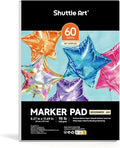 Shuttle Art Marker Pad, 11.69”x8.27” Portable A4 Sketchbook, 60 Sheets Drawing by ShuttleArt