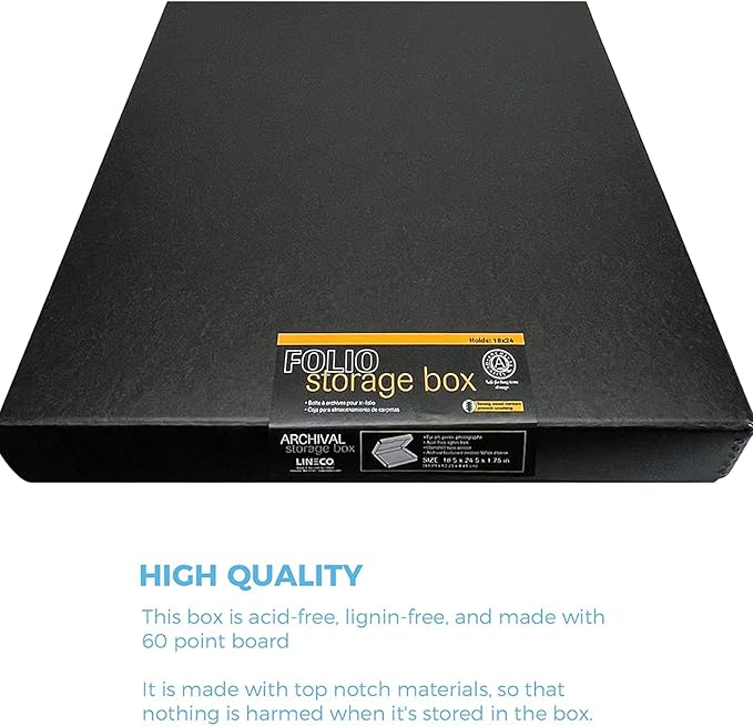 Lineco Folio Storage Box, Clamshell Design - Image 5