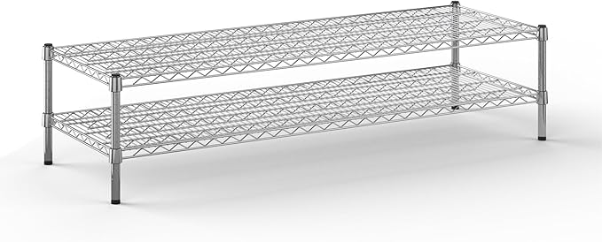Regal Altair 21" Deep x 60" Wide x 14" Height Wire Shelving Kit | 2-Tier | NSF by Regal+Altair