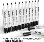 INTUNO Dry Erase Markers, Chisel tip, Presentation - Image 5